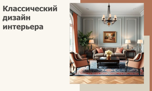 Классический дизайн интерьера в 2026 г.
