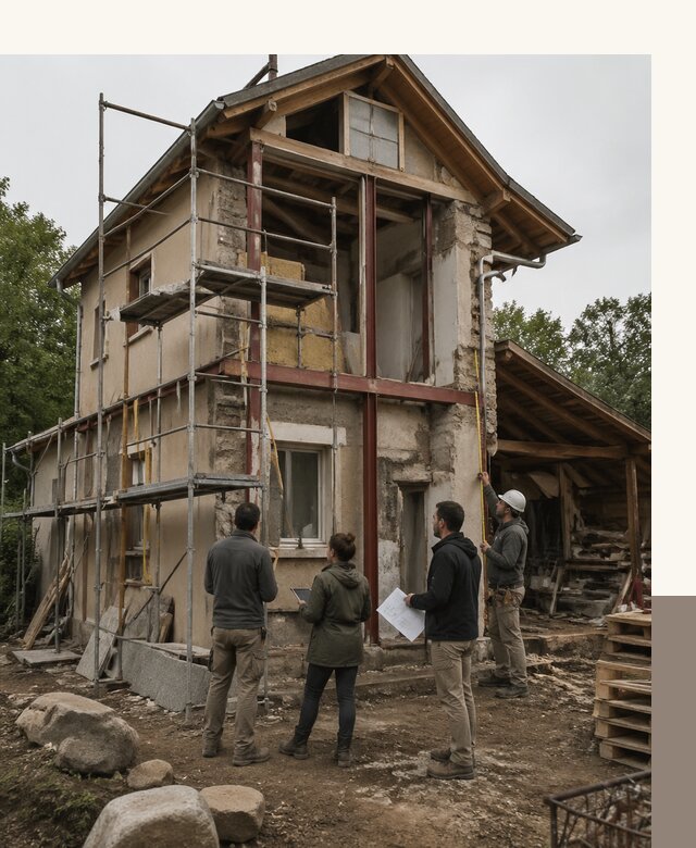Реконструкция загородного дома под ключ в Вологде от бюро
