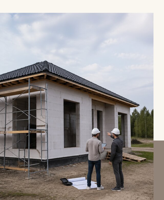 Проектирование одноэтажных домов из газобетона в Вологде